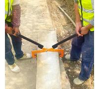 Strumento di Sollevamento per Pietre, Sollevatore Professionale Regolabile per Lastre di Pavimentazione per L'Uso Da Parte di Due Persone, Morsetto In Gomma per La Movimentazione Sicura Dell