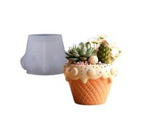 Strumento di stampaggio in silicone multiuso, design dettagliato per progetti in resina fatti a mano, contenitori per piante e stampo per fioriera Habille-TOI Habille-TOI