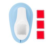 Strumento di stampaggio manuale, carta puncher pezzo, scrapbooking Gear, Holiday Card Support, Professional Craft Piece, Blue Hardware for New Year School Party Eve Cards Photo Album Envelope Letter