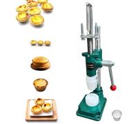 Strumento di stampaggio manuale per crostata di crema pasticcera, stampo per crostate all'uovo, base stabile, diverse dimensioni, stampi per cuocere conchiglie di torta