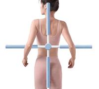 Strumento Di Stretching Stick Yoga - Bastoncini Di Esercizi, Progettazione Retrattile Correttore Postura Forte Gobba | Barella E Piastra Per La Parte Superiore E Bassa Della Schiena Facile Trasportare