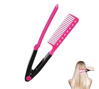 Strumento di styling v forma pettine pieghevole per capelli fai -da -te tampone nuovo salone di bellezza, pettine per la spazzatura per capelli