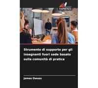 Strumento di supporto per gli insegnanti fuori sede basato sulla comunità di pratica