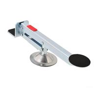 Strumento di supporto per porta a pedale per porte in legno, staffa in acciaio al carbonio ingegnerizzata con messa a fuoco di stabilità (argento)