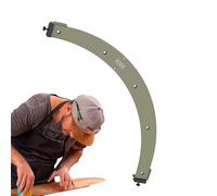 Strumento di taglio ausiliario ausiliario Curved Chample - Grande set di modelli d'angolo in legno | Guida al routing dei bordo interno ed esterno per mobili fai -da -te, mobile, tabletop, miglioramen