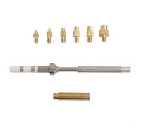 Strumento di taglio del dado in ottone con inserto termico progettato per TS100 con teste filettate femmina e giunto zigrinato per una facile sostituzione e un taglio preciso (set 1)