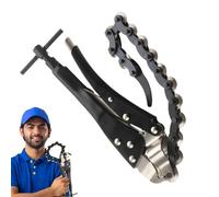 Strumento Di Taglio Dello Scarico -robusto -tut -tu, Catena Seghettata | A Ruote Multiple, Taglierina A Catena In Acciaio Temperato Utilizzato Durante Le Riparazioni Automobilistiche O Il Tagl