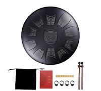 Strumento Di Tamburo Della Lingua In Acciaio, 6 Pollici 11 Note Percussioni Kit Di Strumenti Tamburo Del Serbatoio, Con Borsa, Libro Musicale E Mazze For La Meditazione Educazione Musicale