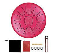 Strumento Di Tamburo Della Lingua In Acciaio, 6 Pollici 11 Note Percussioni Kit Di Strumenti Tamburo Del Serbatoio, Con Borsa, Libro Musicale E Mazze For La Meditazione Educazione Musicale