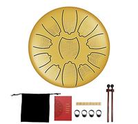 Strumento Di Tamburo Della Lingua In Acciaio, 6 Pollici 11 Note Percussioni Kit Di Strumenti Tamburo Del Serbatoio, Con Borsa, Libro Musicale E Mazze For La Meditazione Educazione Musicale