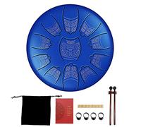 Strumento Di Tamburo Della Lingua In Acciaio, 6 Pollici 11 Note Percussioni Kit Di Strumenti Tamburo Del Serbatoio, Con Borsa, Libro Musicale E Mazze For La Meditazione Educazione Musicale