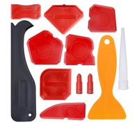 Strumento di tenuta da 12 pezzi, Strumento per la rimozione del silicone, Strumento per la rimozione del sigillante, Strumento per la rimozione del sigillante, Accessori per utensili in silicone