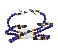 Strumento di Tenuta di Terza Mano con Copertura in Gomma rimovibile: Base in Lega Alluminio per Progetti Lucidati e Gioielli Saldatura, Materiale ABS, 2 Pacchetto (6PCS)