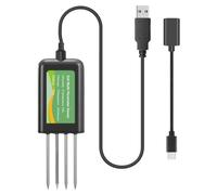 Strumento di tester del suolo dell'acciaio inossidabile 316L IP68 impermeabile USB alimentato per l'esportazione rapida dei dati tramite app mobile uso agricolo strumento diagnostico per la salute del