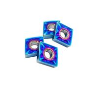 strumento di tornitura 10 pezzi CNMG120404 MA CNMG120408 MA LY7010 Nano Blu Inserto filettato Lama in carburo cementato utensili da tornio(CNMG120408 MA LY7010)