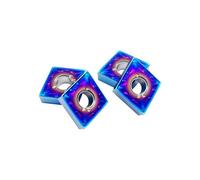 strumento di tornitura 10 pezzi CNMG120404 MA CNMG120408 MA LY7010 Nano Blu Inserto filettato Lama in carburo cementato utensili da tornio(CNMG120404 MA LY7010)