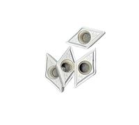 strumento di tornitura 10 pezzi DCMT11T304 DCMT11T308 SM IC907/IC908 Interno Dcmt 11t304 Inserto in metallo duro Strumento Tornio Inserto for tornitura utensili da tornio(DCMT11T308 SM IC908)