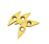 strumento di tornitura 10PCS Inserto in metallo duro VCMT110304 VCMT160404 VCMT160408 VP15TF/UE6020/US735 fresa cilindrica in metallo Tornio CNC utensili da tornio(VCMT160404 VP15TF)