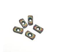 Strumento di tornitura 10pcs LNMU0303ZER MJ KT7030 Inserto di fresatura ad alimentazione rapida Inserto di fresatura a doppia faccia in lega dura utensili per tornio