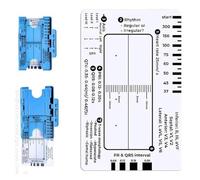 Strumento di valutazione dell'elettrocardiogramma 7 Step Ruler Card per ospedali, cliniche, professionisti sanitari e studenti di medicina, strumento per elettrocardiogramma clinico