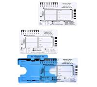 Strumento di valutazione dell'elettrocardiogramma 7 Step Ruler Card per ospedali cliniche Professionisti sanitari e studenti di medicina Valutazione della salute del cuore