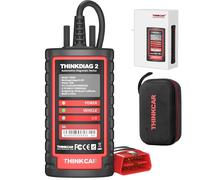 Strumento Diagnostico Auto Digitale THINKCAR THINKDIAG 2 CAN FD per Tutti i Sistemi, Codifica ECU Online, Scanner OBD Auto, TPMS