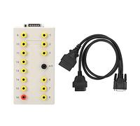 Strumento Diagnostico Auto OBD2 Pin Out Box Professionale, Tester di Guasti, Materiale ABS, Nero - Cambio Rapido dei Terminali, Compatibile con Sistemi Diagnostici, Facile da