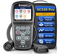 Strumento diagnostico OBD2 per motociclette BMW, SC530 Pro, lettore di codici diagnostici completo con test attivi, reset e funzioni di manutenzione (spurgo ABS, ASC, RDC, acceleratore, iniettore