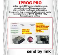 Strumento diagnostico per la sincronizzazione delle chiavi di programmazione ECU dell'airbag per auto IPROG pro con lettura del microcontrollore Riparazione di automobili