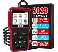 Strumento Diagnostico Scanner OBD2 - Strumento per Lettura Codici Luce Motore con Reset, DTC, Flusso Dati, Prontezza I/M, Strumento di Scansione per Auto e Camion per Tutti i Veicoli Dal 1996, escaner