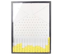 Strumento didattico Galton Board, modello sperimentale Dalton Board, per statistiche sulla distribuzione della velocità di movimento dei gas e dimostrazione di fenomeni casuali, strumento didattico di