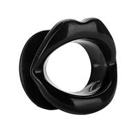 Strumento Dimagrante Viso, Trainer per Labbra in Silicone Rassodante Muscolare Antirughe, Ginnico per Lifting Viso per Guance, Mento e Altre Aree del Viso (BLACK)