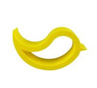 Strumento distanziatore fermaporta giallo | Blocco curvo con forma centrale aperta per il posizionamento di finestre, esposizione di accento mensola, uso domestico