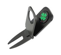 Strumento divot da golf, accessorio per marcatore di palline, attrezzatura per la riparazione del tappeto erboso resistente, attrezzatura compatta per il campo da golf, compagno di carrello per gli