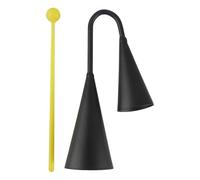 Strumento doppio cow bell, agogo-style percussion, dinamico risonanza sound, portatile rhythm tool, lega Drum Accessory with Mallet, Music Learning Use, Travel Outdoor Classroom