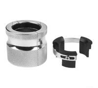 Strumento driver per guarnizioni forcella per installazione di paraolio per moto compatibile con tubi forcella da 39 50 mm con adattatore diviso e struttura in lega zincata