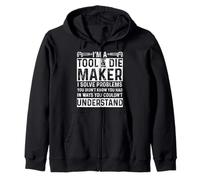 Strumento e Die Maker Apparel - Simpatico Design di Strumenti e stampi Felpa con Cappuccio
