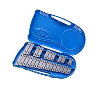 Strumento educativo precoce a percussione xilofono glockenspiel professionale a 25 note con mazze in custodia in plastica