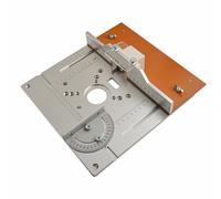 Strumento efficiente per forare e montare router piastra di inserimento in allum