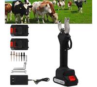 Strumento Elettrico per L'Installazione di Tag Auricolari per Animali,Applicatore di Marchi Auricolari Elettrici,Pinza Elettrica Portatile per Targhette,per Animali Come le Pecore e il Ma(Color:black)