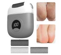 Strumento elettrico per pedicure, strumento elettrico per pedicure, con display digitale, strumento elettrico per rimozione calli del piede, ricarica di tipo C, per uomini e donne, pelle morta, 8 x 7