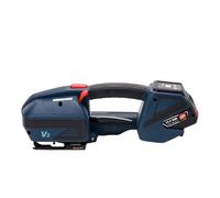 Strumento elettrico Reggiatrice elettrica Reggiatrice automatica Cinghia in PET/PP Strumento di imballaggio automatico portatile Pressa for balle di fusione a caldo V2 con un metodo di sigillatura eff