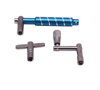 Strumento ergonomico a triplo tamburo compatto in metallo per la regolazione del pedale e l'attrezzatura musicale, strumento a pedale di precisione