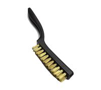 Strumento ergonomico per la pulizia della ruggine Spazzola in filo di acciaio di rame Costruzione di durevolezza per superfici multimateriali Manutenzione Heavy Duty Metal Scrub Brush