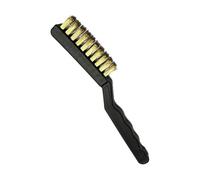 Strumento ergonomico per la pulizia della ruggine Spazzola in filo di acciaio di rame Costruzione di durevolezza per superfici multimateriali Manutenzione Heavy Duty Metal Scrub Brush