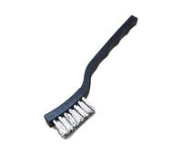 Strumento ergonomico per la pulizia della ruggine Spazzola in filo di acciaio di rame Costruzione di durevolezza per superfici multimateriali Manutenzione Heavy Duty Metal Scrub Brush