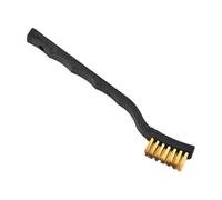 Strumento ergonomico per la pulizia della ruggine Spazzola in filo di acciaio di rame Costruzione di durevolezza per superfici multimateriali Manutenzione Heavy Duty Metal Scrub Brush