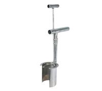 Strumento ergonomico per piantare bulbi trapiantatore scavatore da giardino per perforazione rapida del suolo rilascio del suolo orto piantare scavatore