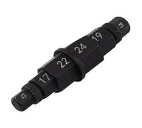 Strumento esagonale per moto - strumento universale compatto e portatile 12 - 24 mm, inserto esagonale per chiave a bussola,per cuscinetto dado ruota pneumatico forcella posteriore meccanico officina