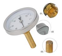 Strumento essenziale per il monitoraggio della temperatura termometro bimetallic